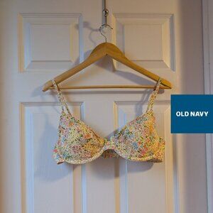 Textured Underwire Balconette Swim Top